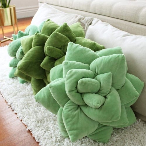 These Succulent Pillows Make It Possible To Cuddle With Your Plants