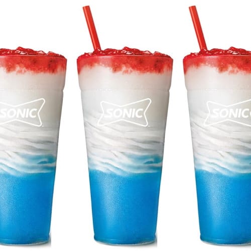 SONIC’s Red, White, And Blue Slush Float Is The Perfect July 4th Treat