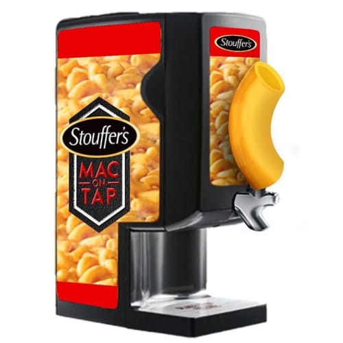 Stouffer’s Unveils “Mac On Tap” That Releases Streams Of Mac & Cheese