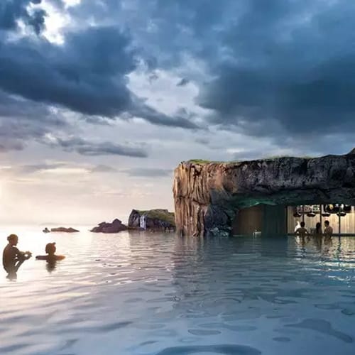 A New Geothermal Lagoon Is Opening In Iceland, Complete With Swim-Up Bar