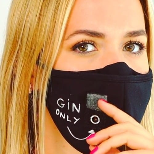 This Face Mask For Gin Lovers Allows You To Sip While Staying Safe
