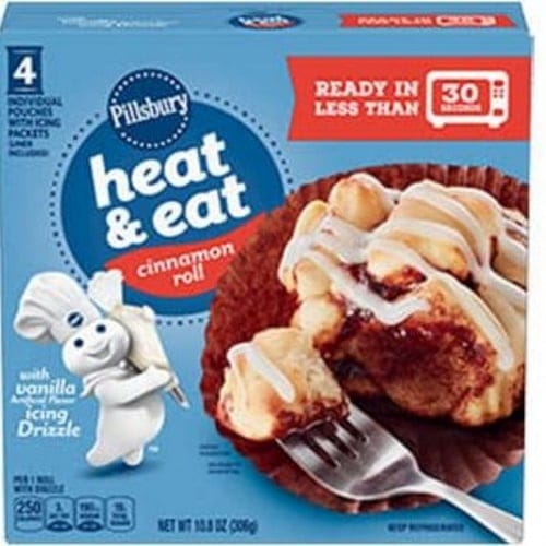 Pillsbury’s New Heat & Eat Range Lets You Make Brownies And Cinnamon Rolls In The Microwave