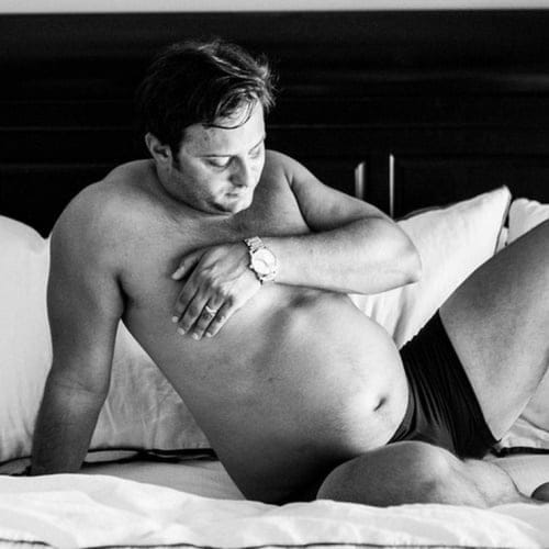 Dad-To-Be Has His Own “Man-Ternity” Photoshoot After His Pregnant Wife Refuses
