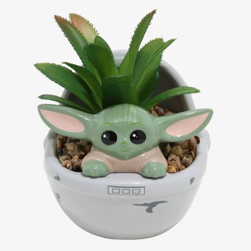This Baby Yoda Planter Will Bring The Force To Your Succulent Collection