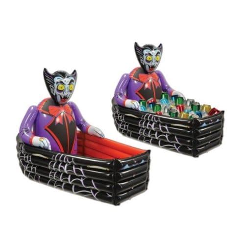 This Inflatable Vampire Coffin Cooler Will Let Your Halloween Drinks RIP