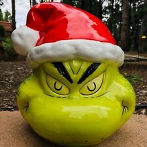 This Grinch Cookie Jar Will Keep Your Christmas Treats Safe From Greedy Hands