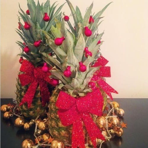 These Pineapple Christmas Trees Bring A Tropical Vibe To The Holiday Season