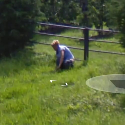 Google Maps Catches Man Pooing By Roadside In The Netherlands