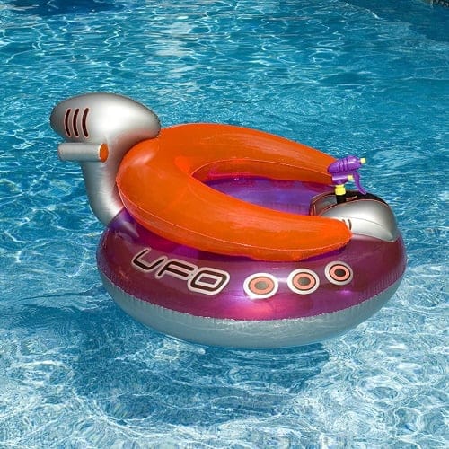 This Inflatable Pool Float Has A Water Gun Attached For Ultimate Summer Fun