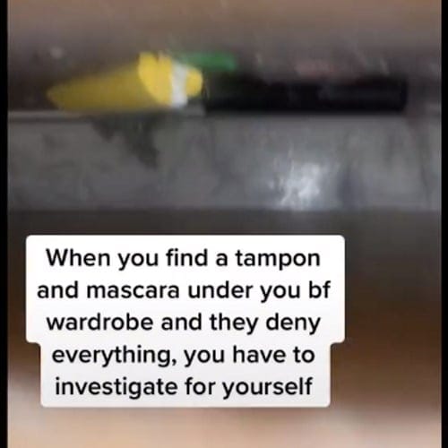 Woman Uses Tampon Serial Number To Catch Cheating Boyfriend