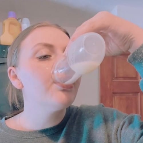 Woman Reveals She Uses Her Own Breast Milk To Keep Her Teeth White And Keep Her Skin Soft