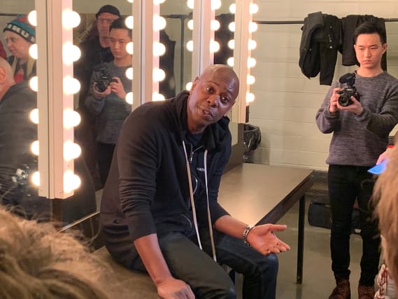 The comedian Dave Chappelle.