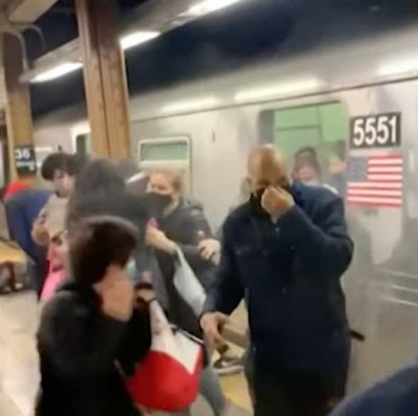 Man ‘Hugged’ Pregnant Woman To Protect Her As NYC Train Shooter Opened Fire