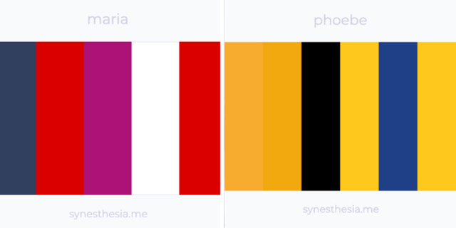 phoebe maria synesthesia colors