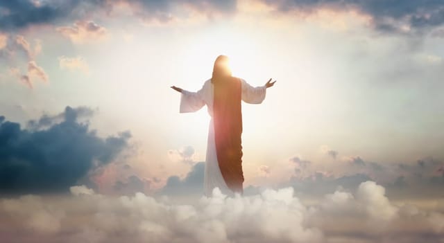 Jesus Christ in heaven.