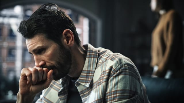 Man feeling sad.