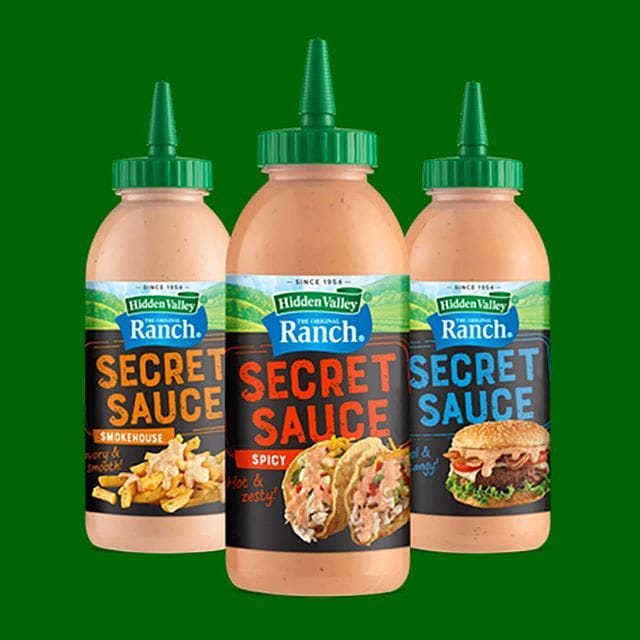 Hidden Valley Is Releasing A Line Of ‘Secret Sauces’ So You Can Put Ranch On Everything