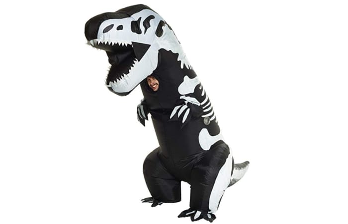 This Inflatable T-Rex Halloween Costume Is Scarily Hilarious