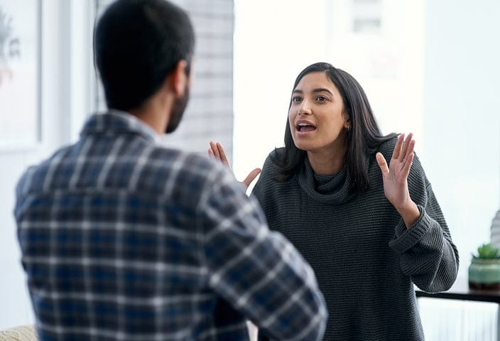 fighting with your partner