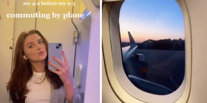 Woman Commutes To Internship By Plane Because It’s Cheaper Than Renting