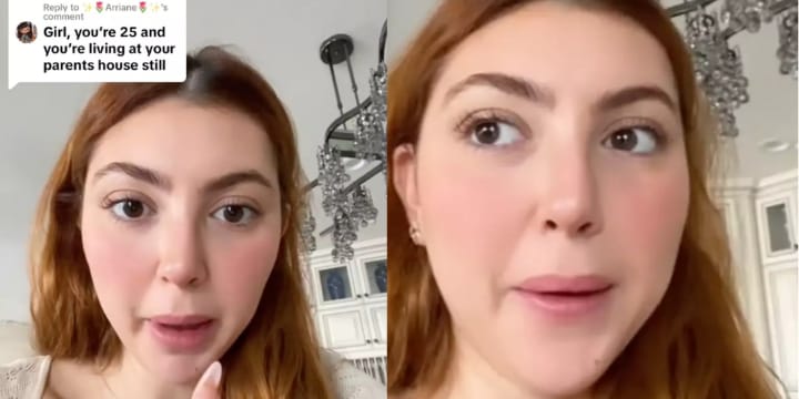 Woman Claps Back After Getting Hate For Living With Her Parents At 25