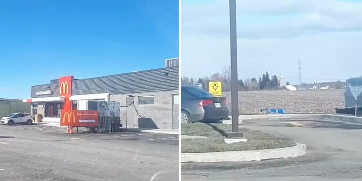 People Think McDonald’s Knows Something We Don’t After Opening Electricity-Free Store In The Middle Of Nowhere