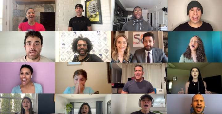 John Krasinski Got The Original ‘Hamilton’ Cast To Sing On His YouTube Show
