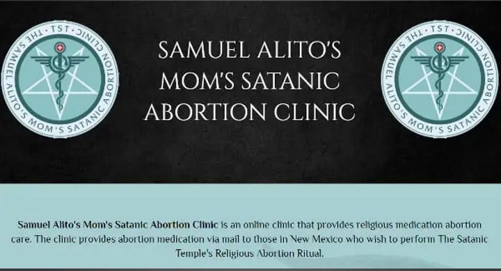 Satanic Temple Opens Abortion Clinic Named After Catholic Supreme Court Justice