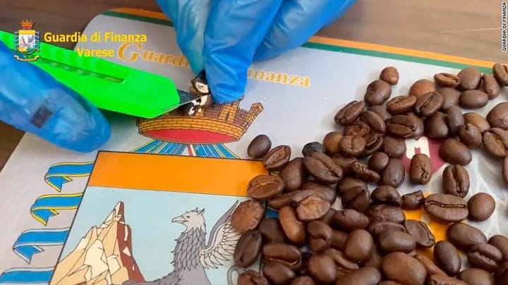 cocaine coffee beans