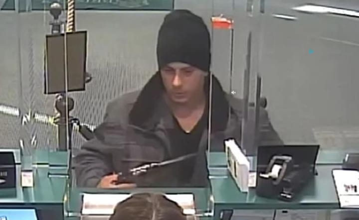 bank robbery first date