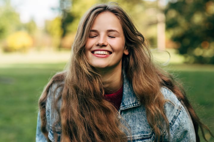 smiling woman