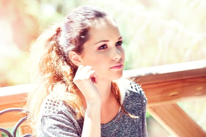 Thoughtful woman