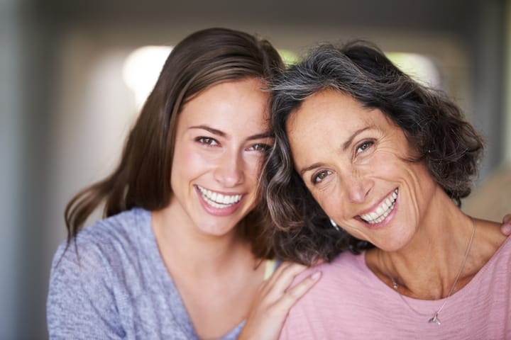 mother daughter happy love family