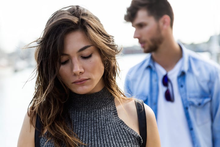 couple angry fight breakup