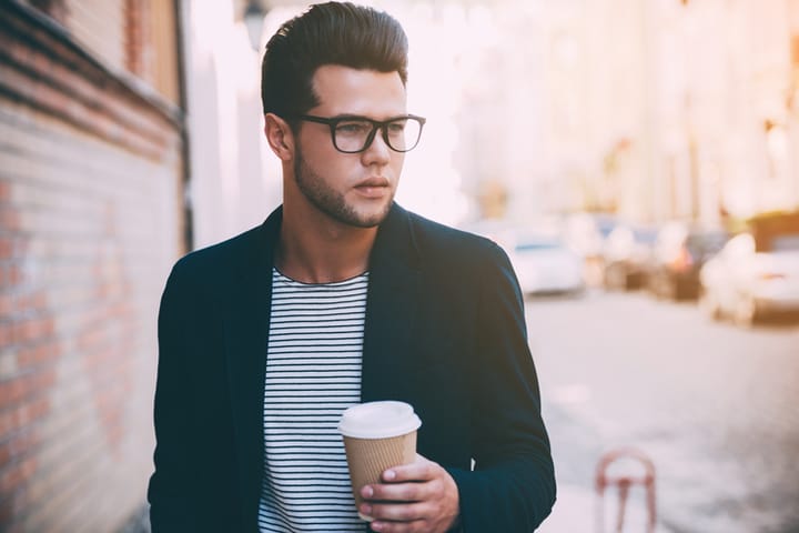 Coffee on the go guy