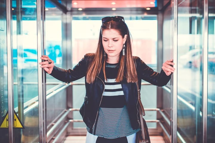 Malfunction of the elevator