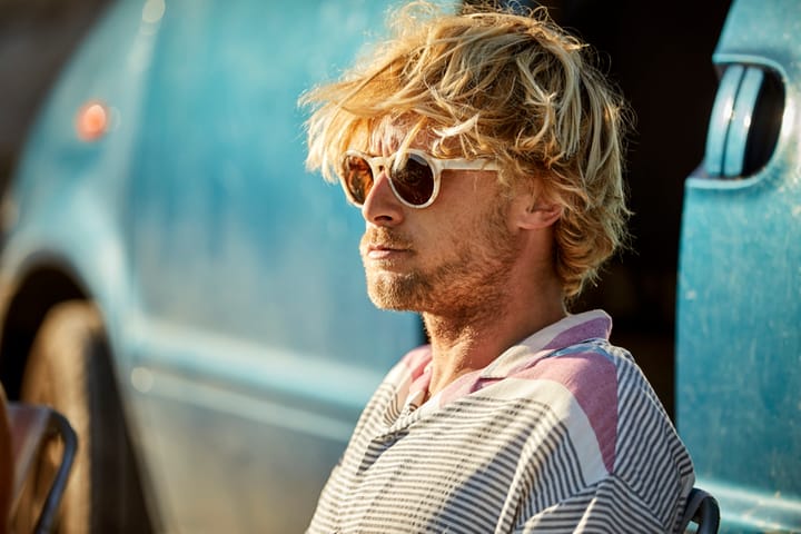 insecure guy in sunglasses