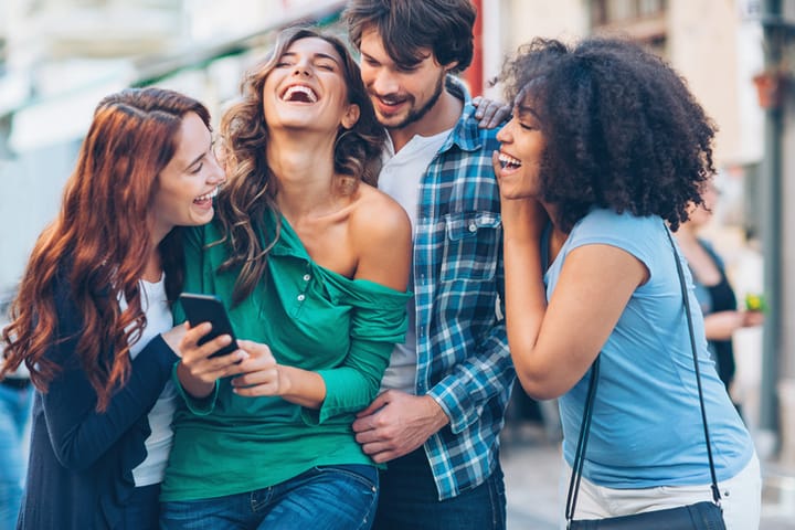 boyfriend flirts with friends