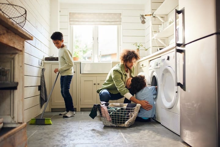 kids who do chores