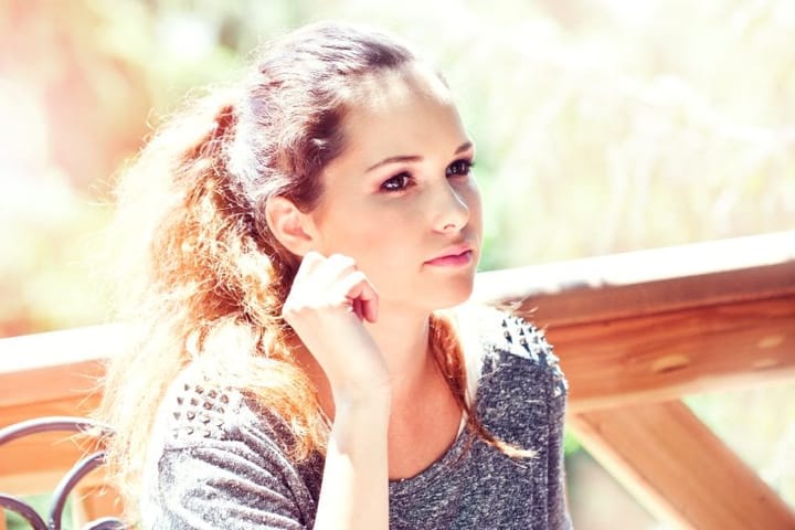 Thoughtful woman
