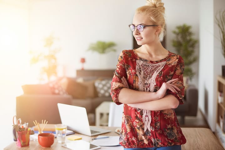Business woman in office