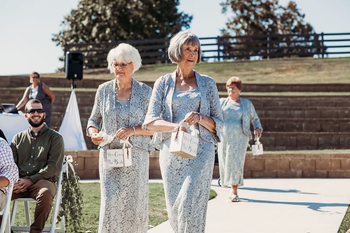 grandmas flower girls