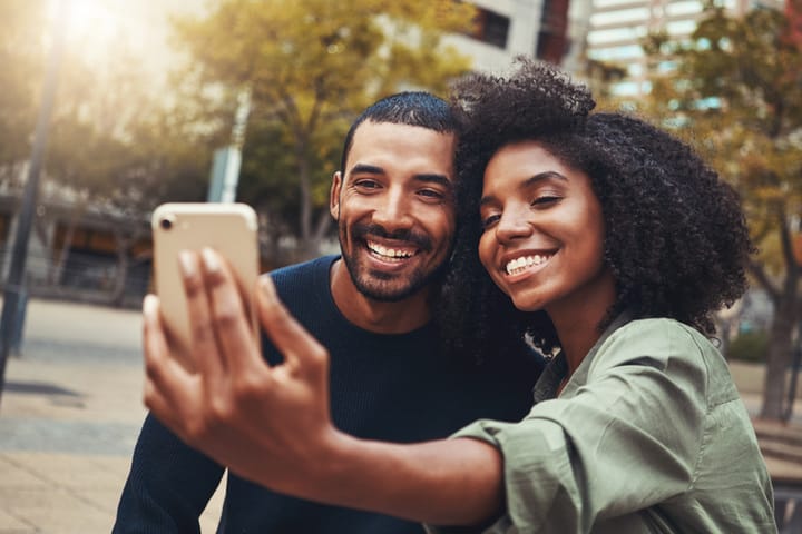 couple selfies
