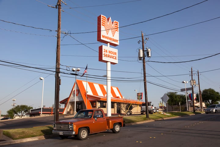 Whataburger Restaurant in Texas.