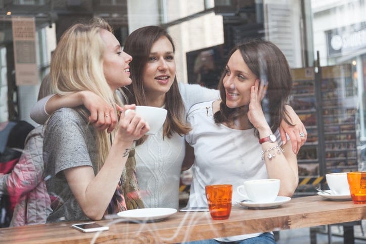 Women enjoying a coffee in Copenhagen