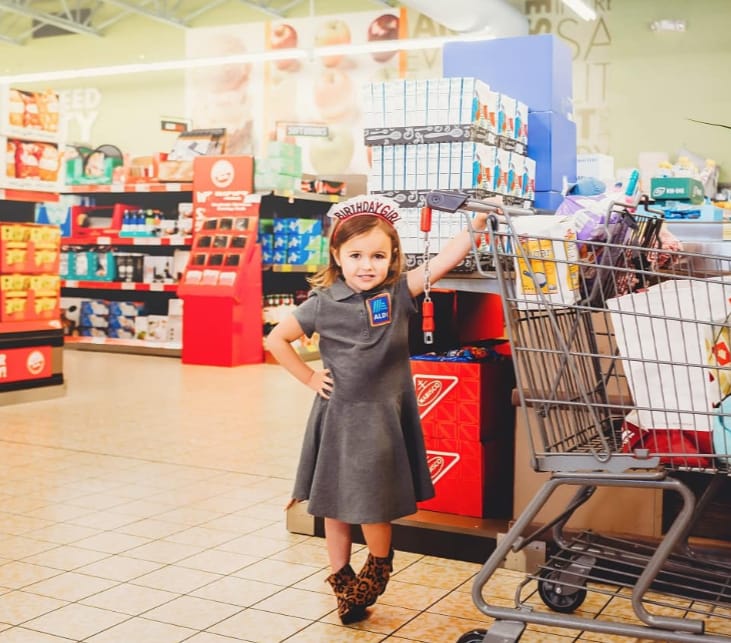 Mom Throws 4-Year-Old Daughter An Aldi-Themed Birthday Party And It Was Incredible