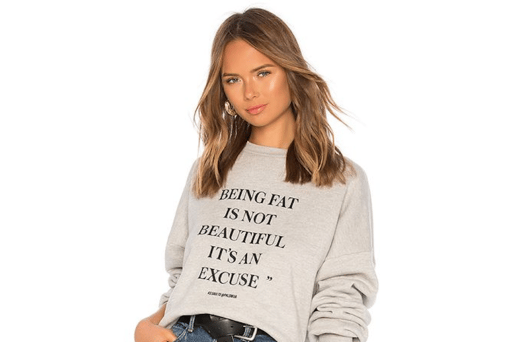 People Are Freaking Out About This Fatphobic Shirt & It’s Easy To See Why