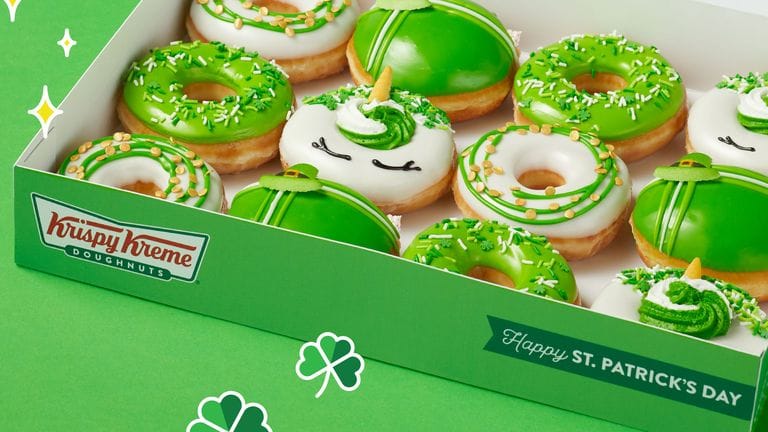 Krispy Kreme’s New St. Patrick’s Day Donuts Will Make You Feel Like The Luckiest Snacker