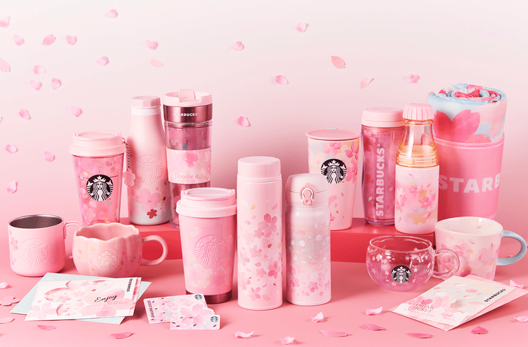 Starbucks Has A New Cherry Blossom Collection And It’s Beautiful