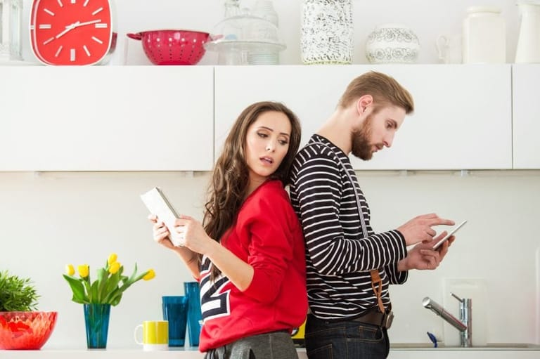 couple kitchen tablets